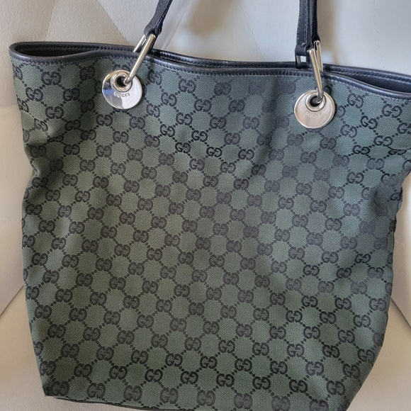 Gucci Vintage Shopping Tote Bag Monogram Flawed - Picture 10 of 16
